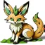 Placeholder: Create a fox cat with ground/rock-like features