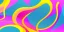 Placeholder: Vector technology abstract background with dynamic amorphous vector flowing gradient particle water curve waves and modern pink, yellow, orange lines. Retro futurism geometric, cyberpunk.