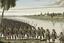 Placeholder: French Army marching next to river1669