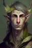 Placeholder: portrait of a stoner male elf druid