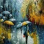 Placeholder: rainny day Contemporary art.