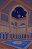 Placeholder: inside a Moghul mosque by artist "Luminous Lapislazuli",by artist "Noctilucent Nacre"