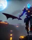 Placeholder: a titanfall pilot that is part bat, concept art, furry, humanoid, cyberpunk, anthropomorphic bat, titanfall 2