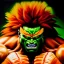 Placeholder: Ultra detailed fullbody Portrait in oil on canvas of Street Fighter- Blanka,extremely detailed digital painting,ultrarealistic skin,intense stare, extremely detailed face, crystal clear eyes, mystical colors ,perfectly centered image, perfect composition, rim light, beautiful lighting,masterpiece ,8k, stunning scene, raytracing, anatomically correct, in the style of Simon Bisley and Ohrai Noriyoshi and robert e howard and Steve Jung and frank frazetta.