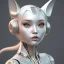 Placeholder: beautiful smooth realistic Japanese robot cat girl figure, extremely sharp detail, finely tuned detail, ultra high definition, 8 k, unreal engine 5, ultra sharp focus, accurate wings, in flying mode