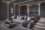 Placeholder: home cinema room with LED lighting in the walls make sure the room is completely symmetrical