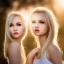 Placeholder: masterpiece, best quality, beautiful boy and girl, blond flutter hair, highly detailed body, sun light, 4K, RAW, depth of field, high contrast, realistic details, 150mm