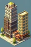 Placeholder: 2d game, city building, small building, big building