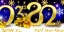 Placeholder: Happy New Year 2023 - golden numbers in holiday night