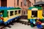 Placeholder: Train lego in Italian town lego