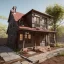 Placeholder: house caramel, chocolate, unreal engine