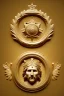 Placeholder: Ultra Realistic image, Roman sculpture, white marble material, Lionel Messi, gold Laurel leaves wreath, god crown, rings, baroque ornaments, one gold star in heart, sun ornament, sun rays background, chisel style, waist up portrait, emperor style, epic, celestial, cinematic lighting, God light, god rays, 4k resolution, smooth details, ornate details, soft lighting, unreal engine 5, art station, substance 3d.