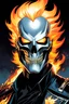 Placeholder: Highly detailed portrait of Ghost Rider, by Loish, by Bryan Lee O'Malley, by Cliff Chiang, by Greg Rutkowski, inspired by image comics, inspired by marvel comics, inspired by heavy metal magazine, inspired by shonen jump, inspired by graphic novel cover art, heavy metal music imagery