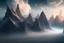 Placeholder: clouds, big mountains, water, science fiction landscape, photography, ultra hd 4k, hyperrealism