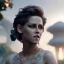 Placeholder: pixar style, volumetric summer garden environment and background, realistic painting of Kristen Stewart, looking excited, volumetric lighting, dramatic lighting, detailed digital painting, extreme dense and fine fur, anime, ornate, colour-washed colors, elegant, small minutiae, tiny features, particulars, centered, smooth, sharp focus, renderman gofur render, 8k, uhd, detailed eyes, realistic shaded volumetric lighting, sunlight caustics, backlight, centered camera view