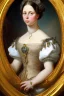 Placeholder: Elisabeth of Austria by Franz Xaver Winterhalter .Cat face instead of human face, paws instead of human paws