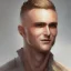 Placeholder: a _ fantasy _ style _ portrait _ painting _ of white male short fringe light brown hair short head smiling clean shaven round face rpg dnd oil _ painting _ unreal _ 5 _ daz. _ rpg _ portrait _ extremely _ detailed _ artgerm _ greg _ rutkowski _ greg