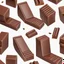 Placeholder: chocolate brick with bite out of it