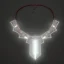 Placeholder: White necklace, RTX, TXXA, SSAO, High quality,hyperrealistic, cinematic, Super detailed, Anti-Aliasing,Full color, HDR,4k