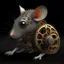 Placeholder: a rat with gears in it's face