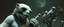Placeholder: close up on member of jazz giant polar alien sloth gremlin sheep flock climbing trees in the style of H.R. Giger and Fallout 4