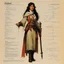 Placeholder: ConceptSheet: female hobbit cleric with AD&D statistics [by frank frazetta]