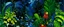 Placeholder: A dark blue corrupted jungle with Venus fly traps painted by Andy Warhol