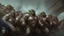 Placeholder: a school buss full of orcs, perfect composition, hyperrealistic, super detailed, 8k, high quality, trending on artstation, studio photo, highly detailed, wide borders