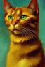 Placeholder: Porträt einer Katze von Van Gogh