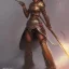 Placeholder: Fantasy korean warrior women