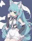 Placeholder: cute catgirl waifu