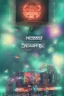 Placeholder: nostalgic Blast from the Past rave party poster cheerfull disney abstract