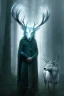 Placeholder: stunning watercolor of faded, illuminated ghost stag with Alan Rickman as Severus Snape superimposed on stag image, artwork, Flickr, 8 k, detailed matte, ultrafine detail, high-quality, George Grie, Anne Dittman, Anne Stokes, Lisa Parker, Selina French, howard lyon, greg rutowski