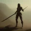 Placeholder: franz frazetta style, twohanded sword,