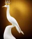 Placeholder: portrait of majestic, proud white goose with a gold crown, sitting in castle, 8k resolution, high-quality, fine-detail, intricate, digital art, detailed matte, volumetric lighting, illustration, 3D octane render, brian froud, howard lyon, selina french, anna dittmann, annie stokes, lisa parker, greg rutowski