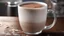 Placeholder: <lora:SDXLFrosted:1> FrostedStyle Highly detailed Dynamic shot of a transparent frosted glass mug of hot chocolate, extremely detailed,