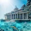 Placeholder: lost underwater city, Poseidon, highly detailed, cinematic, ultra photorealistic, ultra realistic, volumetric lighting, sun shafts, spectral