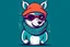 Placeholder: cool fun winter winter wear design party animal theme simple 3 colours design