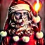 Placeholder: Photo, Santa Claus, pentagrams, evil wizard, fire demon, devil worshipper