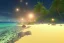 Placeholder: tropical beach, shore ,shoreline, beautiful, path, stars, night time ,trail, lights glowing ,colorful ,nightsky, water, peace, magical,glowing gold sand, beautiful crystal shiny, irridescent, , ocean, hyperrealistic, cinematic lighting, particles, unreal engine, full of details, bright sunshine, light effect, photos realistique, vaporwave colorful, extremely sharp detail, finely,