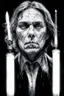 Placeholder: face melting light saber candle chart pixels INFINATE MONEY GLITCH in the style of surrealism black and white