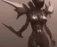 Placeholder: body alien warrior female