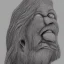 Placeholder: A drawn norwegian stone troll ; stable ai