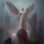 Placeholder: Angel's Suicide, the last attempt, short sunrise moment, everything breaks into small pieces, end of all things, bokeh, timeless eternity, complementary colors, Depicted in an Eerie oppressive feeling by Greg Rutkowski, James Earley, Mark Metcalfe, Darek Zabrocki, Gilles Beloeil, Neil Blevins, Anne Stokes, surrealist style, fine art, fine brush strokes, detail oriented, over detail, scary, oppressive, a masterpiece, old work of art, oil on canvas, perfect composition, Art of Illusion 3D shading