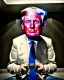 Placeholder: donald trump sitting with his pants down and defecating in a toilet, realistic photo, concept art, smooth, unreal engine 5, god lights, ray tracing, RTX, lumen lighting, ultra detail, volumetric lighting, 3d.