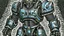 Placeholder: power armor comic style