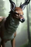 Placeholder: Deer Skin-walker,style, realistic photo, concept art, smooth, unreal engine 5, god lights, ray tracing, RTX, lumen lighting, ultra detail, volumetric lighting, 3d.