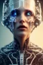 Placeholder: cyberpunk, head, cry women, portrai, face cry, perfect eyes, tron, cyborg, robot, cyborg, white hair, seven , perfekt, real, dream, hr giger