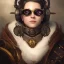 Placeholder: a _ fantasy _ style _ portrait _ painting _ of beautiful white male dwarf black hair short head smirk round face steampunk goggles rpg dnd oil _ painting _ unreal _ 5 _ daz. _ rpg _ portrait _ extremely _ detailed _ artgerm _ greg _ rutkowski _ greg