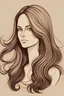 Placeholder: wanita cantik dengan rambut panjang terurai